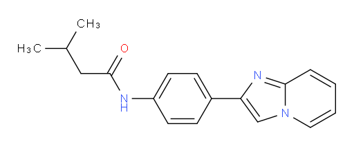 N-(4-(imidazo[1,2-a]pyridin-2-yl)phenyl)-3-methylbutanamide