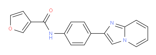N-(4-(imidazo[1,2-a]pyridin-2-yl)phenyl)furan-3-carboxamide