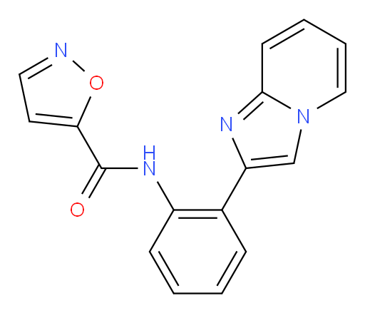 N-(2-(imidazo[1,2-a]pyridin-2-yl)phenyl)isoxazole-5-carboxamide