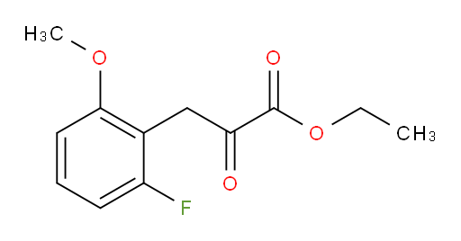 ethyl 3-(2-fluoro-6-methoxyphenyl)-2-oxopropanoate