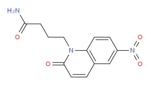 4-(6-nitro-2-oxoquinolin-1(2H)-yl)butanamide