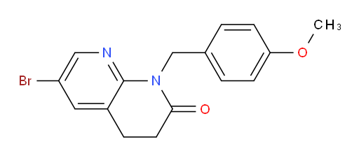 6-bromo-1-(4-methoxybenzyl)-3,4-dihydro-1,8-naphthyridin-2(1H)-one