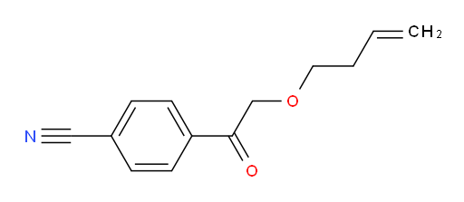 4-(2-(but-3-en-1-yloxy)acetyl)benzonitrile