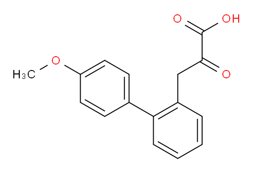 3-(4'-methoxy-[1,1'-biphenyl]-2-yl)-2-oxopropanoic acid