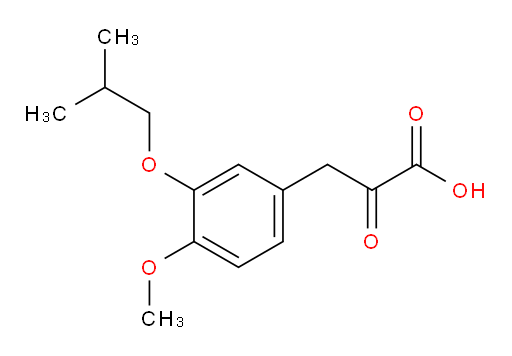 3-(3-isobutoxy-4-methoxyphenyl)-2-oxopropanoic acid