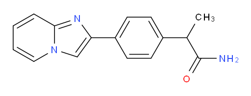 2-(4-(imidazo[1,2-a]pyridin-2-yl)phenyl)propanamide