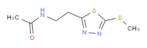 N-(2-(5-(methylthio)-1,3,4-thiadiazol-2-yl)ethyl)acetamide