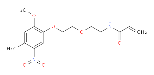 N-(2-(2-(2-methoxy-4-methyl-5-nitrophenoxy)ethoxy)ethyl)acrylamide