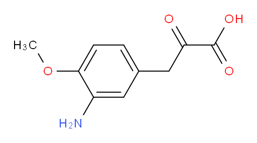 3-(3-amino-4-methoxyphenyl)-2-oxopropanoic acid