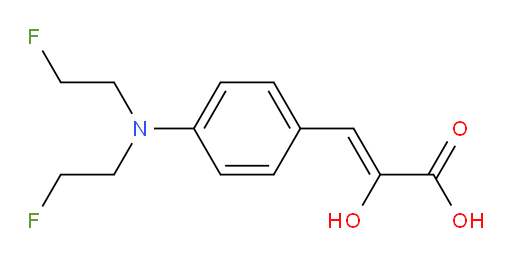 (Z)-3-(4-(bis(2-fluoroethyl)amino)phenyl)-2-hydroxyacrylic acid