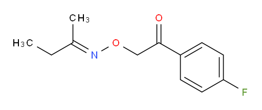 (E)-2-((butan-2-ylideneamino)oxy)-1-(4-fluorophenyl)ethanone