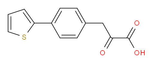2-oxo-3-(4-(thiophen-2-yl)phenyl)propanoic acid