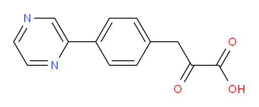 2-oxo-3-(4-(pyrazin-2-yl)phenyl)propanoic acid