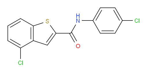 4-chloro-N-(4-chlorophenyl)benzo[b]thiophene-2-carboxamide
