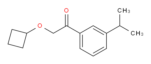 2-cyclobutoxy-1-(3-isopropylphenyl)ethanone