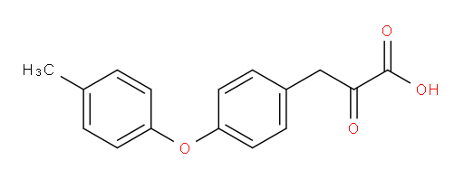 2-oxo-3-(4-(p-tolyloxy)phenyl)propanoic acid