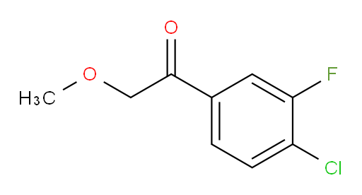 1-(4-chloro-3-fluorophenyl)-2-methoxyethanone