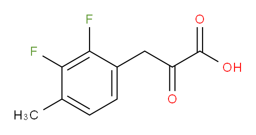 3-(2,3-difluoro-4-methylphenyl)-2-oxopropanoic acid