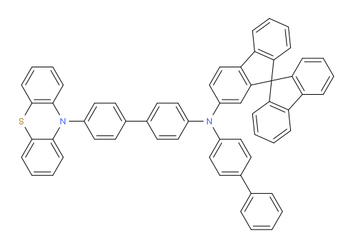 N-(4'-(10H-phenothiazin-10-yl)-[1,1'-biphenyl]-4-yl)-N-([1,1'-biphenyl]-4-yl)-9,9'-spirobi[fluoren]-2-amine