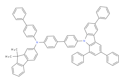 N-([1,1'-biphenyl]-4-yl)-9,9-dimethyl-N-(4'-(1,3,6-triphenyl-9H-carbazol-9-yl)-[1,1'-biphenyl]-4-yl)-9H-fluoren-2-amine