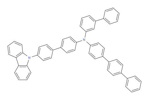 N-(4'-(9H-carbazol-9-yl)-[1,1'-biphenyl]-4-yl)-N-([1,1'-biphenyl]-3-yl)-[1,1':4',1''-terphenyl]-4-amine