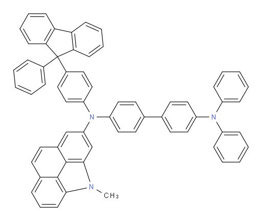 N4-(4-methyl-4H-benzo[def]carbazol-2-yl)-N4',N4'-diphenyl-N4-(4-(9-phenyl-9H-fluoren-9-yl)phenyl)-[1,1'-biphenyl]-4,4'-diamine