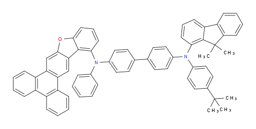 N4-(4-(tert-butyl)phenyl)-N4-(9,9-dimethyl-9H-fluoren-1-yl)-N4'-phenyl-N4'-(triphenyleno[2,3-b]benzofuran-14-yl)-[1,1'-biphenyl]-4,4'-diamine