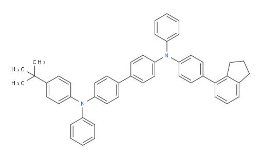 N4-(4-(tert-butyl)phenyl)-N4'-(4-(2,3-dihydro-1H-inden-4-yl)phenyl)-N4,N4'-diphenyl-[1,1'-biphenyl]-4,4'-diamine