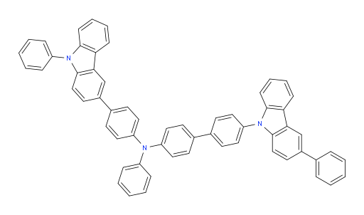 N-phenyl-N-(4-(9-phenyl-9H-carbazol-3-yl)phenyl)-4'-(3-phenyl-9H-carbazol-9-yl)-[1,1'-biphenyl]-4-amine