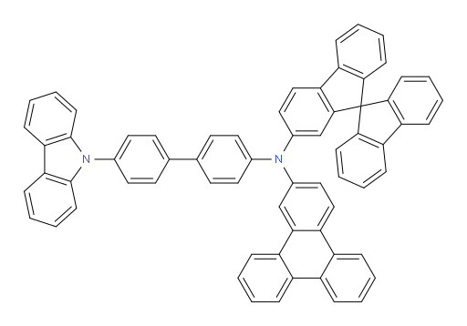 N-(9,9'-spirobi[fluoren]-2-yl)-N-(4'-(9H-carbazol-9-yl)-[1,1'-biphenyl]-4-yl)triphenylen-2-amine