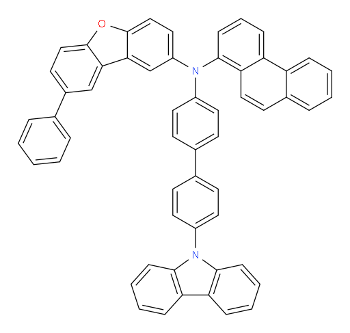 N-(4'-(9H-carbazol-9-yl)-[1,1'-biphenyl]-4-yl)-N-(phenanthren-1-yl)-8-phenyldibenzo[b,d]furan-2-amine