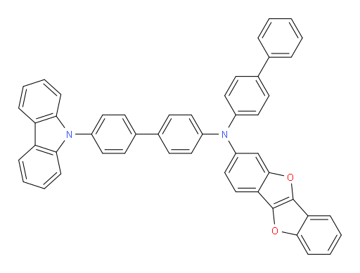 N-(4'-(9H-carbazol-9-yl)-[1,1'-biphenyl]-4-yl)-N-([1,1'-biphenyl]-4-yl)benzofuro[3,2-b]benzofuran-2-amine
