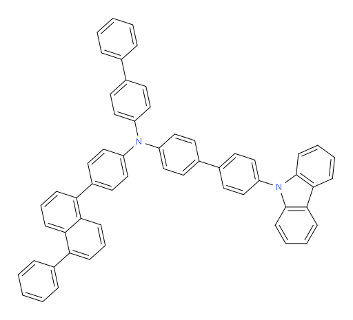 N-([1,1'-biphenyl]-4-yl)-4'-(9H-carbazol-9-yl)-N-(4-(5-phenylnaphthalen-1-yl)phenyl)-[1,1'-biphenyl]-4-amine