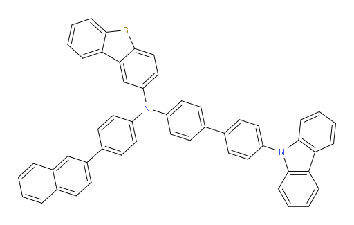 N-(4'-(9H-carbazol-9-yl)-[1,1'-biphenyl]-4-yl)-N-(4-(naphthalen-2-yl)phenyl)dibenzo[b,d]thiophen-2-amine