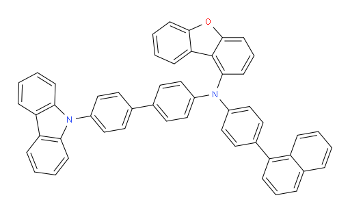 N-(4'-(9H-carbazol-9-yl)-[1,1'-biphenyl]-4-yl)-N-(4-(naphthalen-1-yl)phenyl)dibenzo[b,d]furan-1-amine