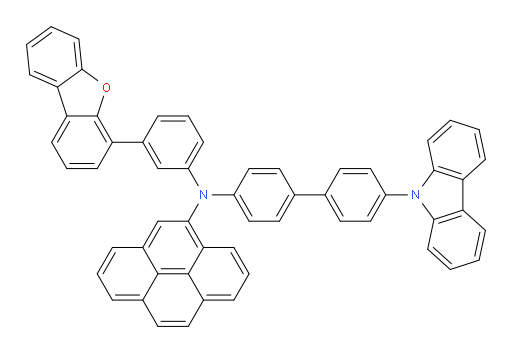 N-(4'-(9H-carbazol-9-yl)-[1,1'-biphenyl]-4-yl)-N-(3-(dibenzo[b,d]furan-4-yl)phenyl)pyren-4-amine