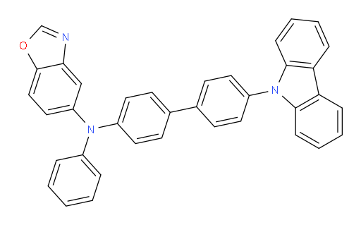 N-(4'-(9H-carbazol-9-yl)-[1,1'-biphenyl]-4-yl)-N-phenylbenzo[d]oxazol-5-amine