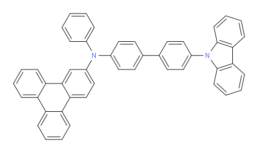 N-(4'-(9H-carbazol-9-yl)-[1,1'-biphenyl]-4-yl)-N-phenyltriphenylen-2-amine