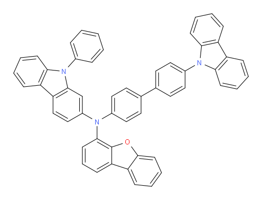 N-(4'-(9H-carbazol-9-yl)-[1,1'-biphenyl]-4-yl)-N-(dibenzo[b,d]furan-4-yl)-9-phenyl-9H-carbazol-2-amine