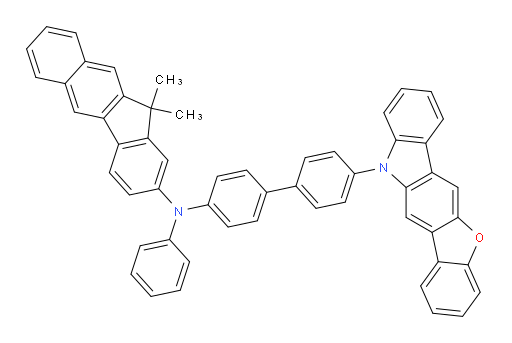 N-(4'-(11H-benzofuro[3,2-b]carbazol-11-yl)-[1,1'-biphenyl]-4-yl)-11,11-dimethyl-N-phenyl-11H-benzo[b]fluoren-2-amine