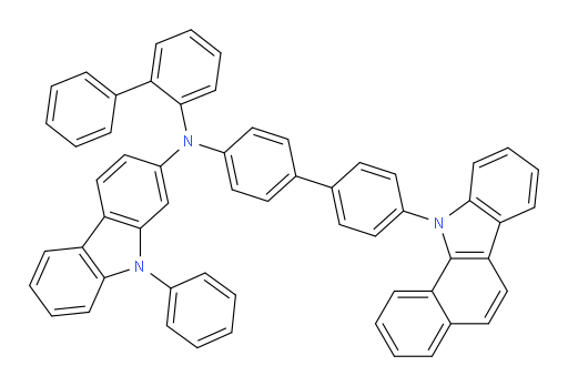 N-(4'-(11H-benzo[a]carbazol-11-yl)-[1,1'-biphenyl]-4-yl)-N-([1,1'-biphenyl]-2-yl)-9-phenyl-9H-carbazol-2-amine