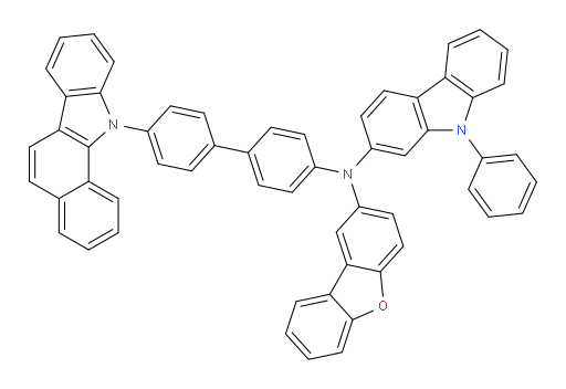 N-(4'-(11H-benzo[a]carbazol-11-yl)-[1,1'-biphenyl]-4-yl)-N-(dibenzo[b,d]furan-2-yl)-9-phenyl-9H-carbazol-2-amine