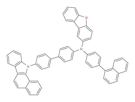 N-(4'-(11H-benzo[a]carbazol-11-yl)-[1,1'-biphenyl]-4-yl)-N-(4-(naphthalen-1-yl)phenyl)dibenzo[b,d]furan-2-amine