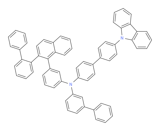 N-(4'-(9H-carbazol-9-yl)-[1,1'-biphenyl]-4-yl)-N-(3-(2-([1,1'-biphenyl]-2-yl)naphthalen-1-yl)phenyl)-[1,1'-biphenyl]-3-amine