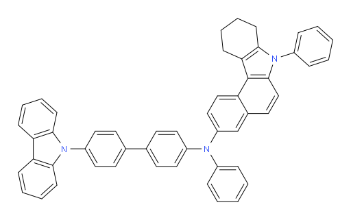 N-(4'-(9H-carbazol-9-yl)-[1,1'-biphenyl]-4-yl)-N,7-diphenyl-8,9,10,11-tetrahydro-7H-benzo[c]carbazol-3-amine