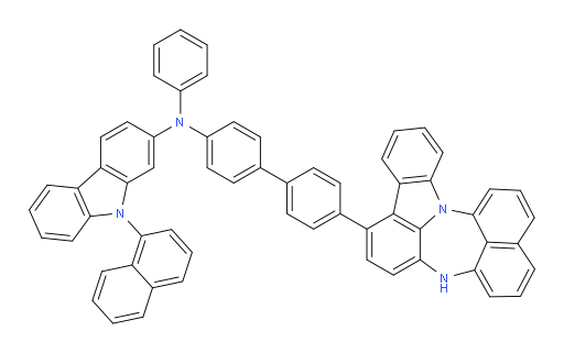 N-(4'-(4H-naphtho[1',8':5,6,7][1,4]diazepino[3,2,1-jk]carbazol-7-yl)-[1,1'-biphenyl]-4-yl)-9-(naphthalen-1-yl)-N-phenyl-9H-carbazol-2-amine