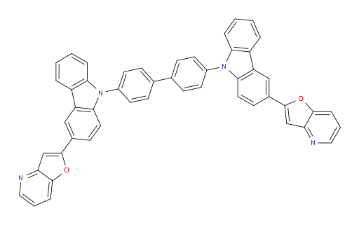4,4'-bis(3-(furo[3,2-b]pyridin-2-yl)-9H-carbazol-9-yl)-1,1'-biphenyl