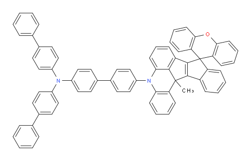 N,N-di([1,1'-biphenyl]-4-yl)-4'-(13c-methylspiro[benzo[4,5]pentaleno[1,2,3-kl]acridine-9,9'-xanthene]-5(13cH)-yl)-[1,1'-biphenyl]-4-amine