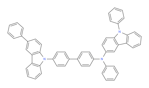 N,9-diphenyl-N-(4'-(3-phenyl-9H-carbazol-9-yl)-[1,1'-biphenyl]-4-yl)-9H-carbazol-3-amine