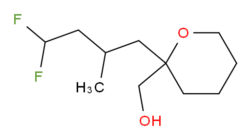 (2-(4,4-difluoro-2-methylbutyl)tetrahydro-2H-pyran-2-yl)methanol